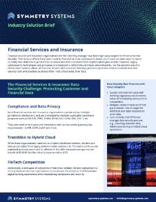 Financial Services and Insurance Solution Brief