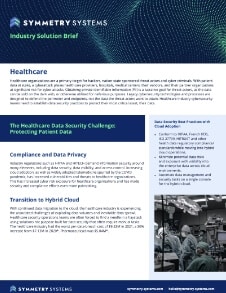 Healthcare Solution Brief