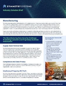 Manufacturing Solution Brief