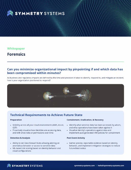 Symmetry Systems Resources Forensics