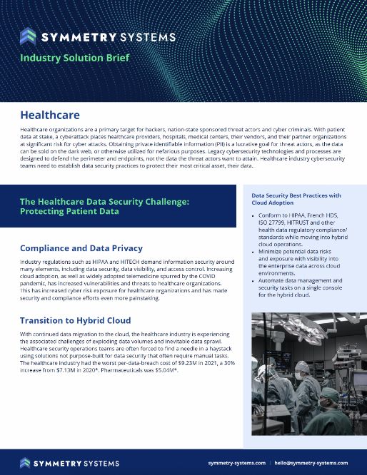 Symmetry Systems Resources Healthcare