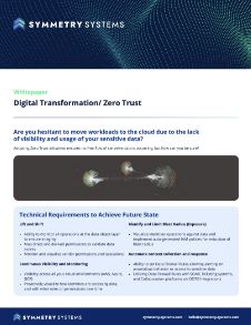 Symmetry Systems Use Cases Digital Transformation White Paper