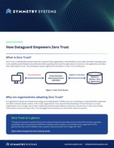 Symmetry Systems Zero Trust Extend Zero Trust whitepaper