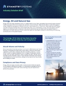energy oil and natural gas Solution Brief